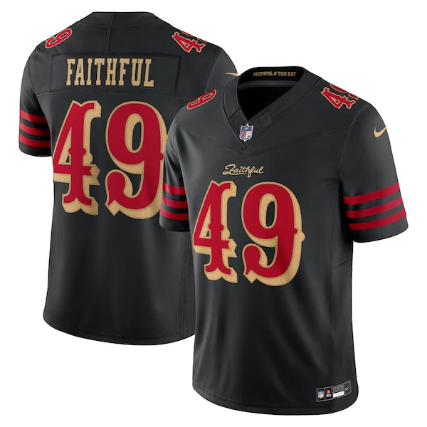 The Faithful San Francisco 49ers Nike 2025 Rivalries Collection Limited Jersey - Black