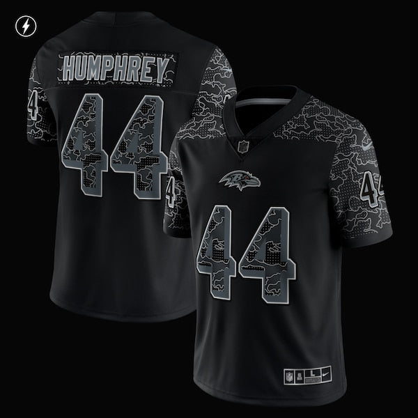 Marlon Humphrey Baltimore Ravens Nike RFLCTV Limited Jersey - Black