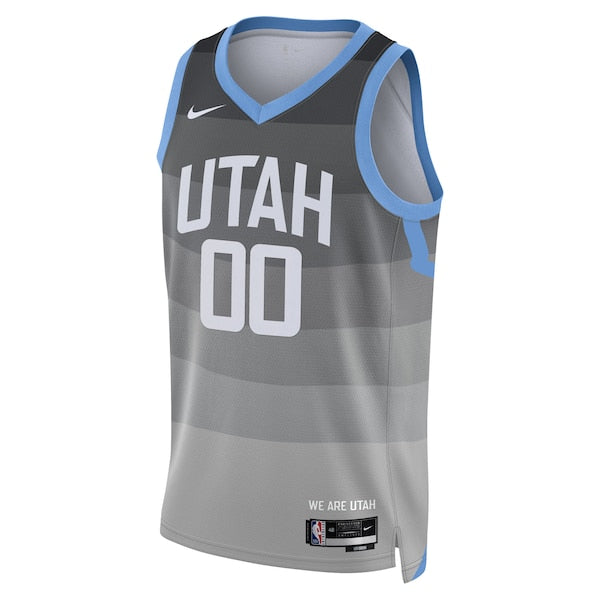 Utah Jazz Nike Unisex 2025/26 City Edition Swingman Custom Jersey - Gray