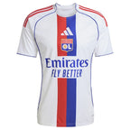 Olympique Lyonnais adidas 2025/26 Home Replica Jersey - White/Blue