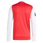 Arsenal adidas 2025/26 Home Authentic Long Sleeve Jersey - Red/White/Blue