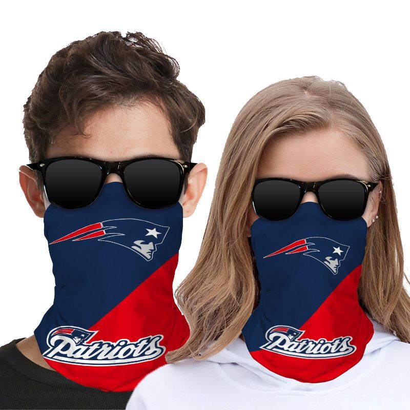 PATRIOTS FACE MASK BANDANAS