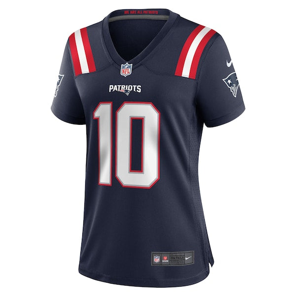 Drake Maye New England Patriots Nike Women's 2024 NFL Draft First Round Pick Player Game Jersey - Navy