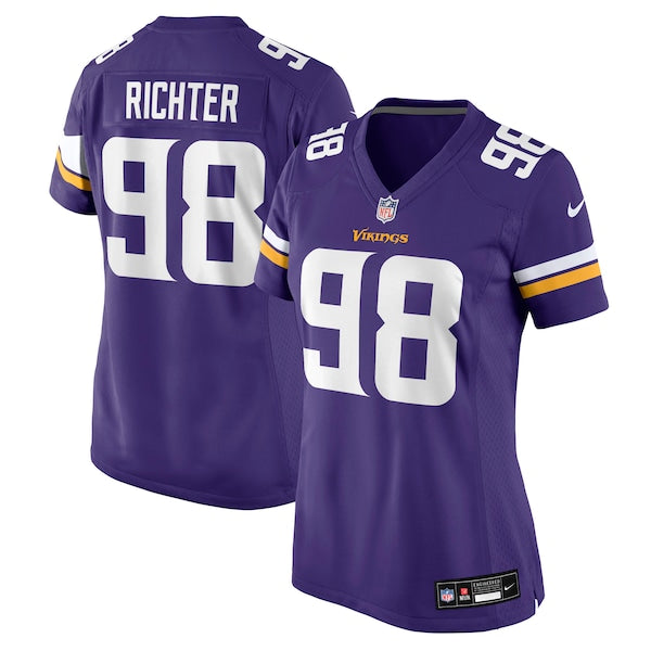 Bo Richter Minnesota Vikings Nike Women's Team Game Jersey -  Purple