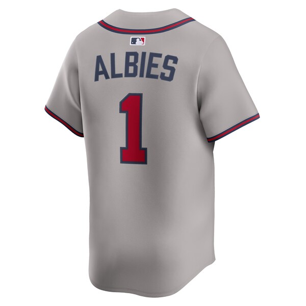 Ozzie Albies Atlanta Braves Nike Road Limited Player Jersey - Gray