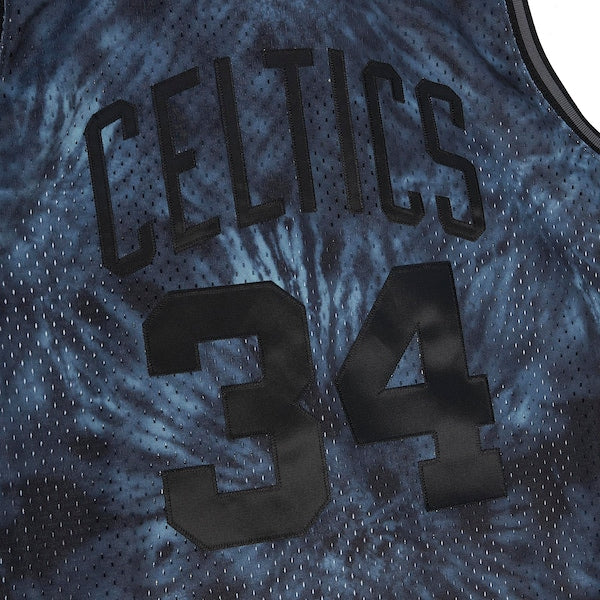 Paul Pierce Boston Celtics Hardwood Classics 2007/08 Tie-Dye Swingman Jersey - Black