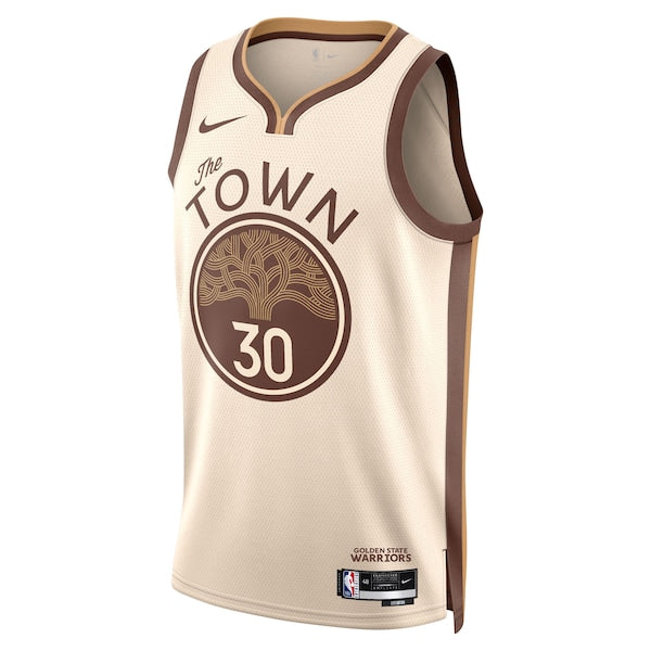 Stephen Curry Golden State Warriors Nike Unisex 2025/26 Swingman Jersey - Tan - City Edition