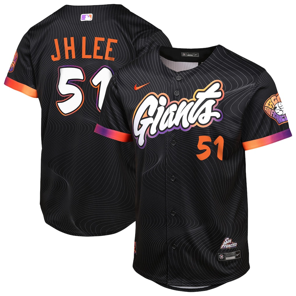 Jung Hoo Lee San Francisco Giants Outerstuff Youth 2025 City Connect Limited Jersey - Anthracite