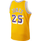 Ed Jones Los Angeles Lakers 1994/95 Hardwood Classics Swingman Jersey - Gold