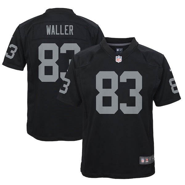 Darren Waller Las Vegas Raiders Nike Youth Game Jersey - Black/White