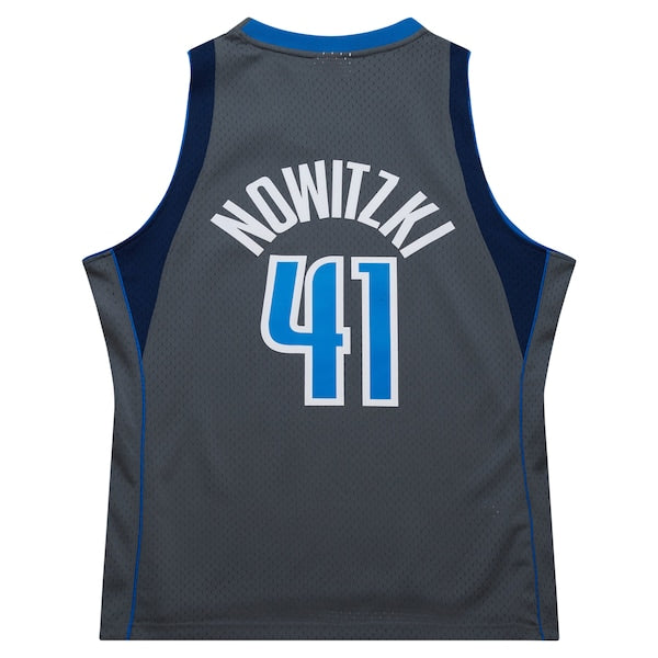 Dirk Nowitzki Dallas Mavericks 2003/04 Hardwood Classics Swingman Jersey - Gray