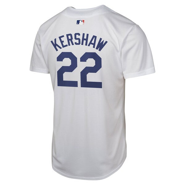 Clayton Kershaw Los Angeles Dodgers Nike Youth Home Player Game Jersey - White