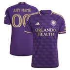 Orlando City SC adidas 2024 The Wall Kit Authentic Custom Jersey - Purple