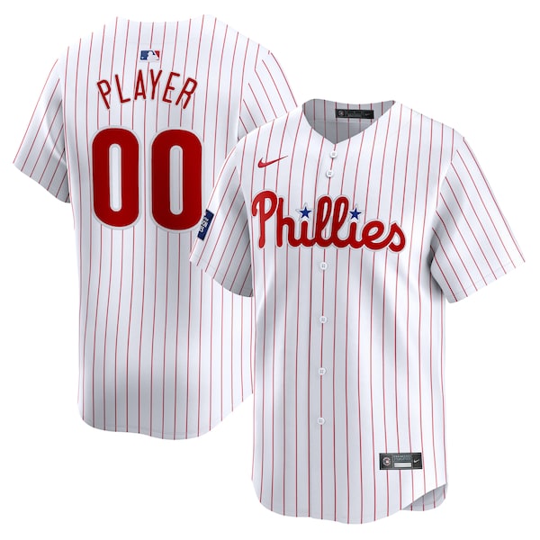 Philadelphia Phillies Nike 2024 MLB World Tour London Series Home Pick-A-Player Limited Jersey – White