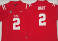 Jaxson Dart NCAA Ole Miss Rebels Nike Vapor Limited Jersey