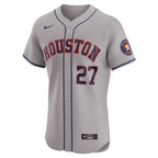 Jose Altuve Houston Astros Nike Road Elite Player Jersey - Gray