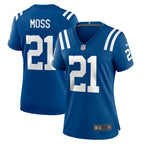 Zack Moss Indianapolis Colts Nike Women's Game Player Jersey - Royal/Blue