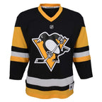 Pittsburgh Penguins Youth Home Replica Custom Jersey - Black