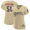 Randy Johnson Arizona Diamondbacks Nike Women's City Connect Replica Player Jersey - Sand