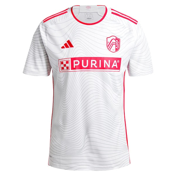 St. Louis City SC adidas 2024 The Confluence Kit Replica Jersey - White
