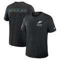 Philadelphia Eagles Nike Tall 2025 NFL Crucial Catch Tri-Blend Dri-FIT T-Shirt - Black