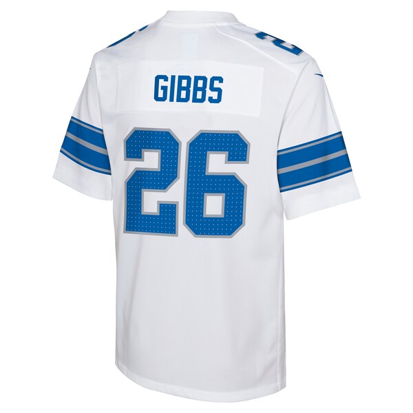 Jahmyr Gibbs Detroit Lions Nike Youth Player Game Jersey - White