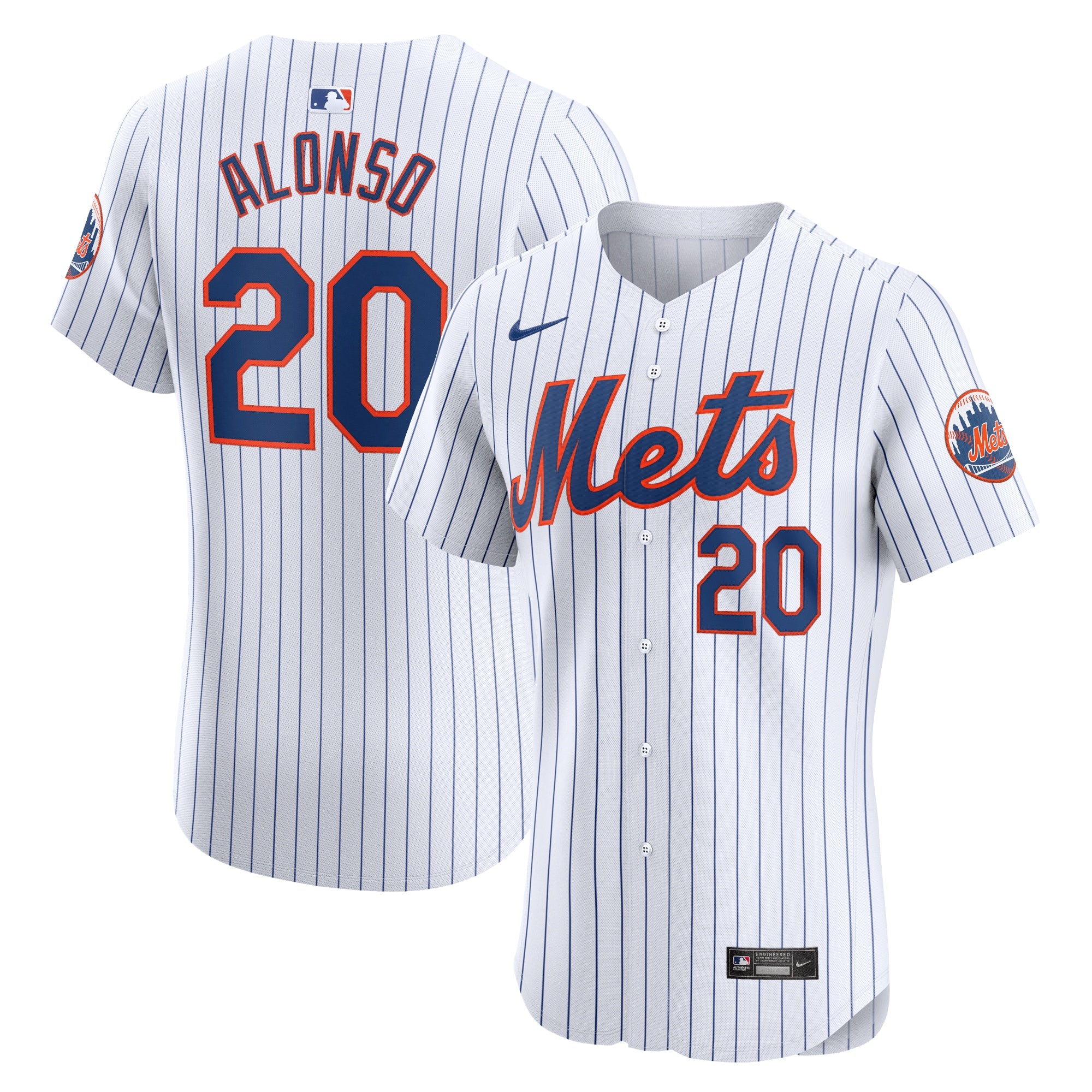 Pete Alonso New York Mets Nike 2nd Alternate Elite Player Jersey - Royal/White