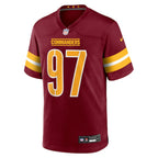 Eddie Goldman Washington Commanders Nike Team Game Jersey -  Burgundy