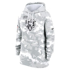 Chicago Bears Nike Women's 2024 Salute To Service Club Fleece Pullover Hoodie - Arctic Camo
