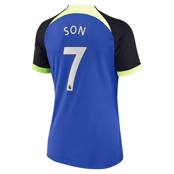 Son Heung-min Tottenham Hotspur Nike Women's 2022/23 Away Breathe Stadium Replica Player Jersey - Blue