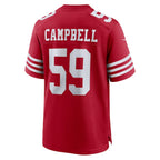 De'Vondre Campbell San Francisco 49ers Nike Team Game Jersey -  Scarlet