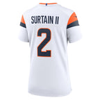 Patrick Surtain II Denver Broncos Nike Women's Game Jersey - White/Navy/Orange