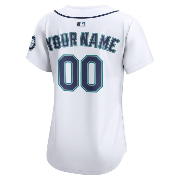Women's Seattle Mariners Nike White Home Limited Custom Jersey