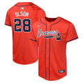 Matt Olson Atlanta Braves Nike Youth Alternate Limited Player Jersey - Red