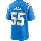 Junior Seau Los Angeles Chargers Nike Game Retired Player Jersey - Powder Blue/Royal