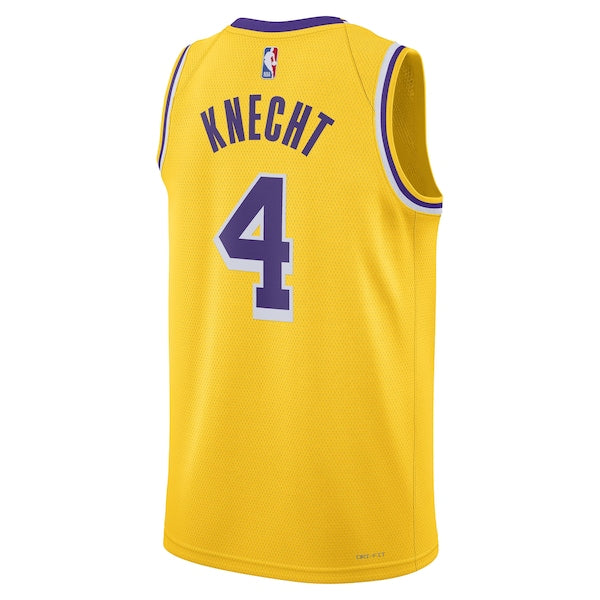 Dalton Knecht Los Angeles Lakers Nike Unisex Swingman Jersey - Gold