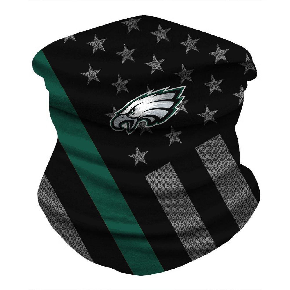 PHILADELPHIA EAGLES & AMERICAN FLAG FACE MASK BANDANAS