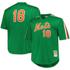Darryl Strawberry New York Mets 1988 Cooperstown Collection Mesh Pullover Jersey - Green