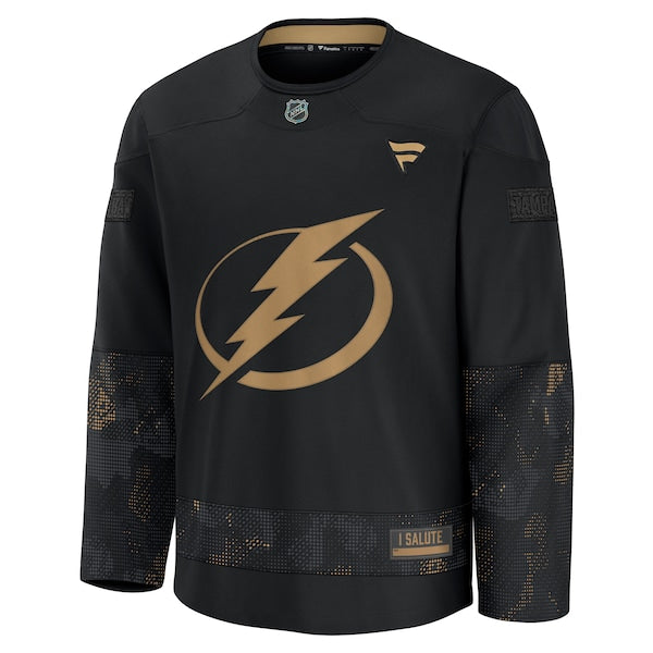 Tampa Bay Lightning  2024 Military Appreciation Practice Jersey - Black
