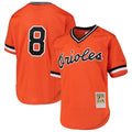 Cal Ripken Jr. Baltimore Orioles Youth Cooperstown Collection Mesh Batting Practice Jersey - Orange