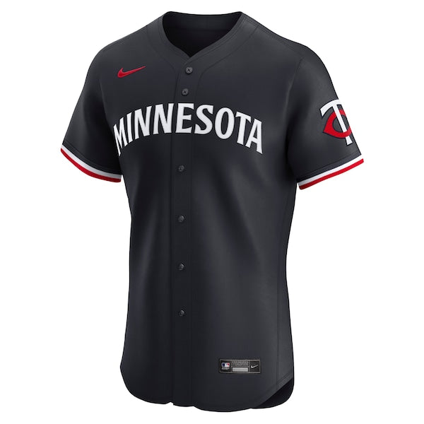 Minnesota Twins Nike Alternate Vapor Premier Elite Patch Jersey - Navy