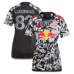 Luquinhas New York Red Bulls adidas Women's 2024 Freestyle Replica Player Jersey - Black