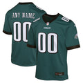 Philadelphia Eagles Nike Youth Custom Game Jersey - Midnight Green