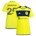 Walker Zimmerman Nashville SC adidas Women's 2024 The 615 Kit Replica Player Jersey - Yellow