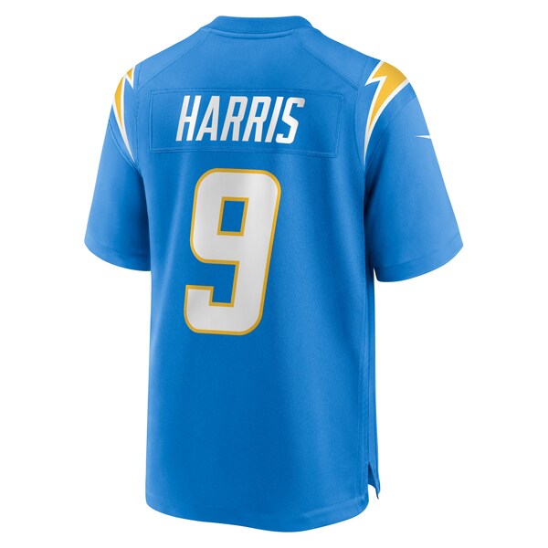 Tre Harris Los Angeles Chargers Nike Team Game Jersey -  Powder Blue