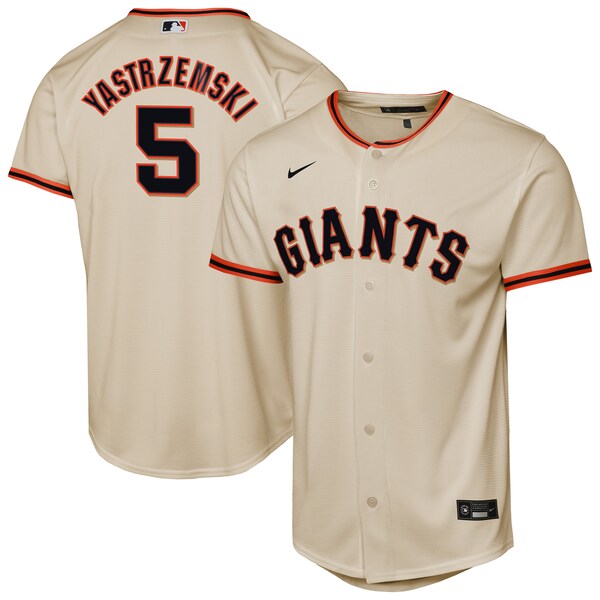Mike Yastrzemski San Francisco Giants Nike Youth Home Replica Player Jersey - Cream