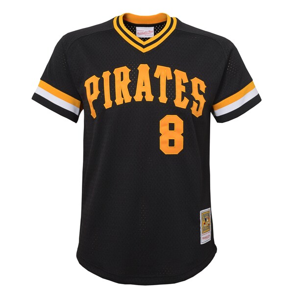 Willie Stargell Pittsburgh Pirates Youth Cooperstown Collection Mesh Batting Practice Jersey - Black