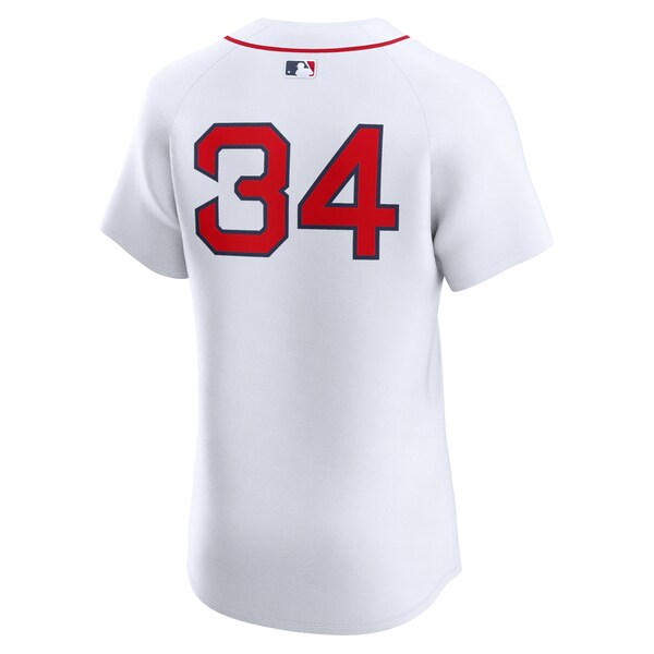 David Ortiz Boston Red Sox Nike Home Elite Jersey - White