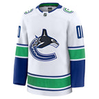 Vancouver Canucks  Away Premium Custom Jersey - White/Blue