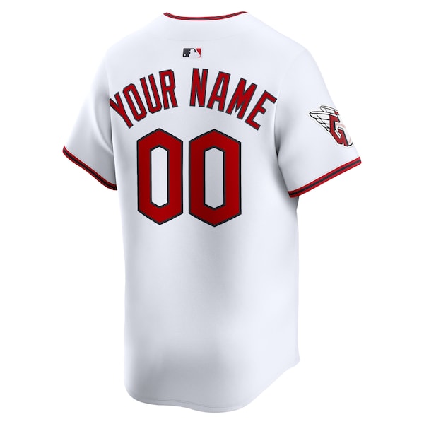 Cleveland Guardians Nike Home Limited Custom Jersey - White
